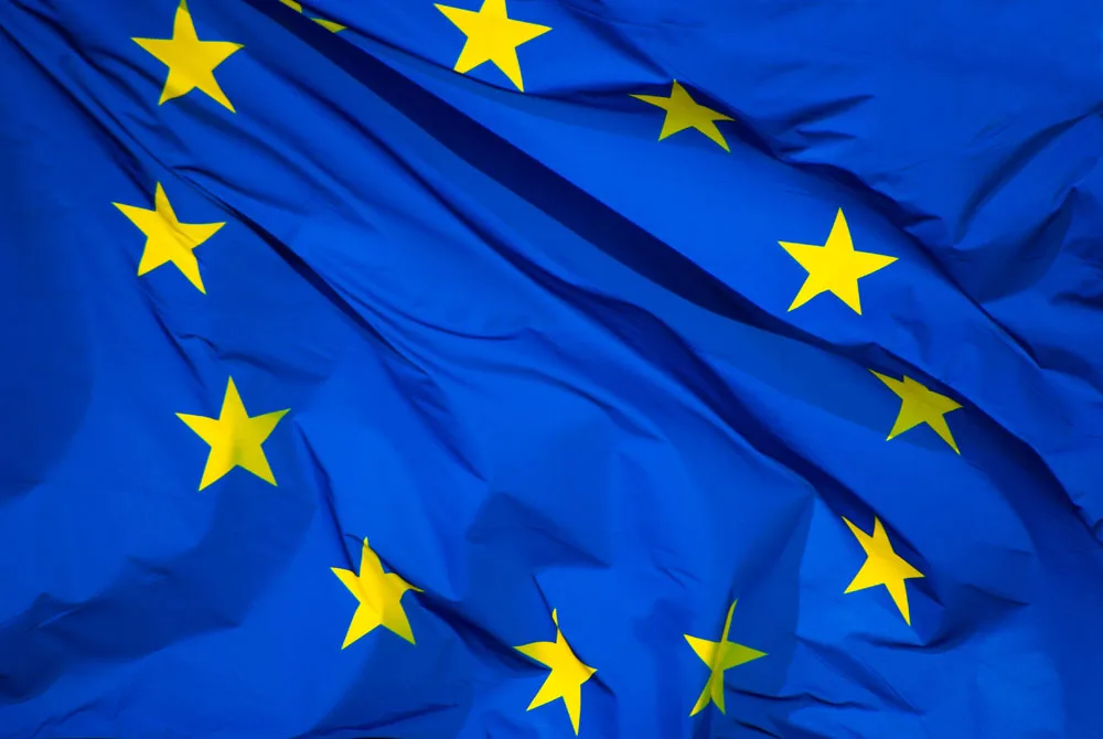 Zdjęcie przedstawiające flagę Unii Europejskiej
