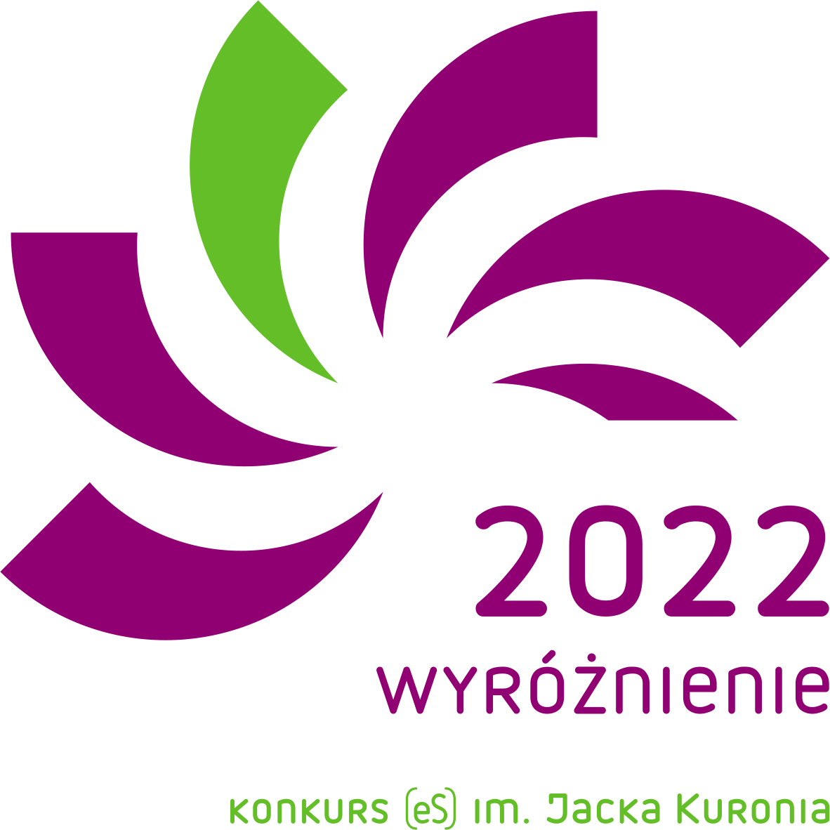 Logo Wyróżnienie 2022. Konkurs imienia Jacka Kuronia